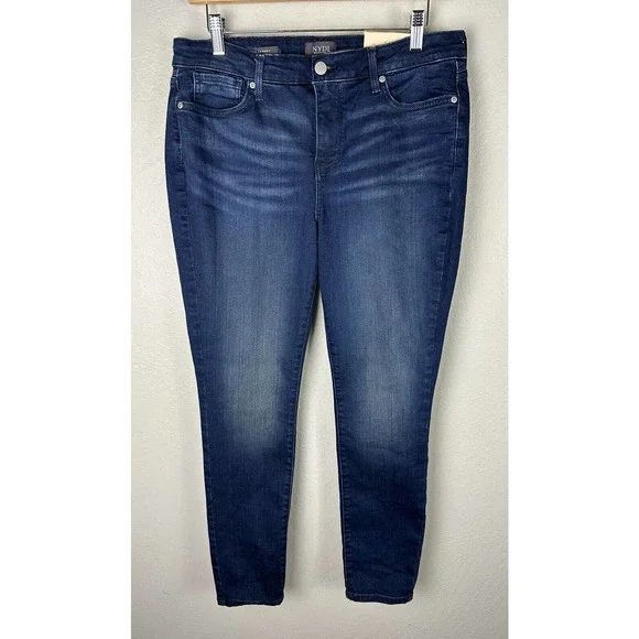 NYDJ Women's Ami Low Rise Dark Wash Skinny Jeans – Comfort Stretch Denim - View #7
